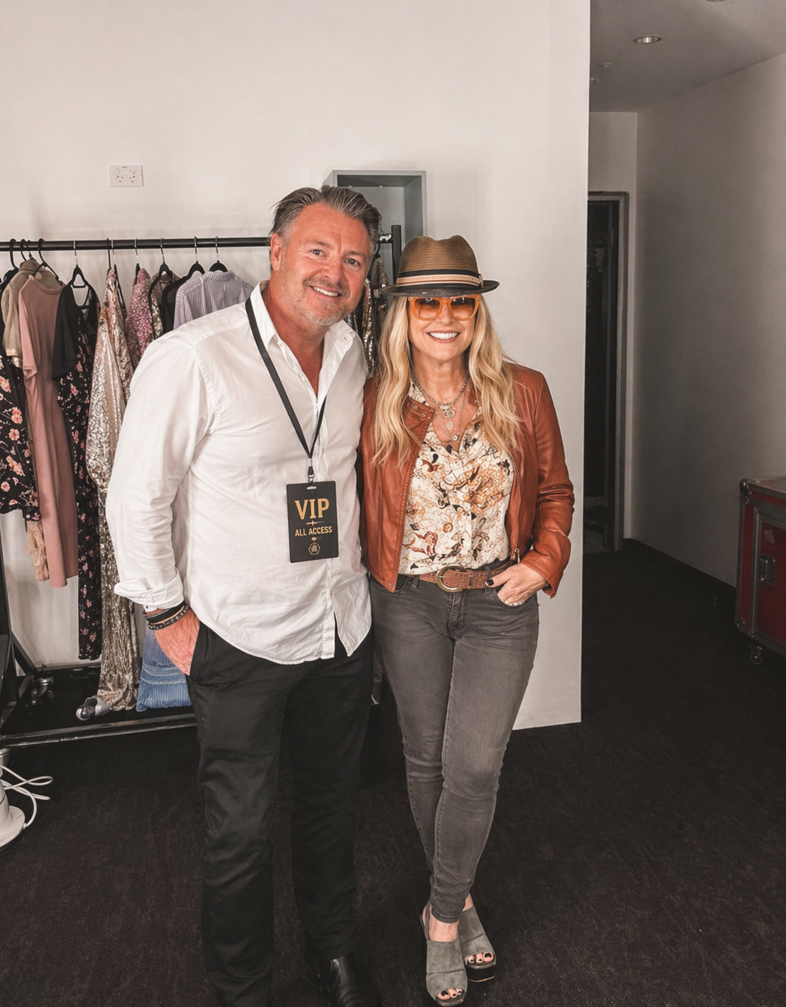 Alan Kearns and Anastacia